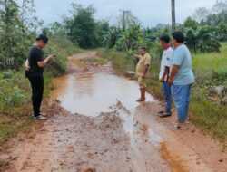 Jalan Desa Kapit, Dusun Jompong Rusak Parah