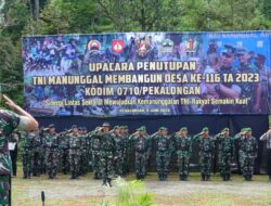 Pangdam IV/Diponegoro Tutup TMMD Reguler ke-116 di Desa Wangkelang Pekalongan