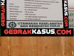 Proyek Pagar Argo wisata, sumber dana APBD, senilai 2,360,509,160,00,Juta diduga kangkangi prosedur.