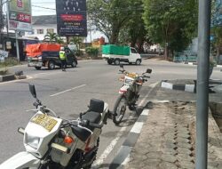 Sat lantas Polres Bangka Barat Meningkatkan Patroli Lalu Lintas Untuk Keamanan Jalan Raya