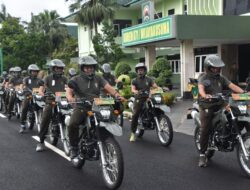 30 SPM Kawasaki KLX Siap Dukung Operasional Tugas Pokok Korem Wijayakusuma