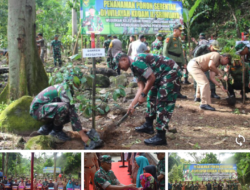 Peduli Lingkungan Hidup, Danrem 043/Gatam Pimpin Penanaman Pohon Serentak di Gunung Rajabasa