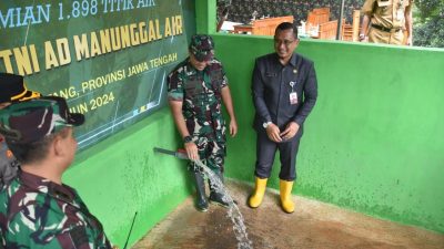 83 Titik Sumber Air Bersih Jajaran Korem Wijayakusuma untuk Membantu Kesulitan Masyarakat