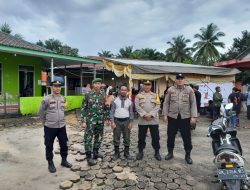 Sinergitas TNI dan Polri di Bangka Barat Menjaga Keamanan di TPS Pemilu 2024 