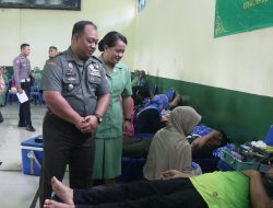 Kodim 0708 Gelar Baksos Donor Darah Bersama Persit