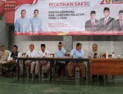 Pelatihan Saksi, DPC Gerindra Syaiful Anwar Targetkan 70 Persen Kemenangan Prabowo-Gibran