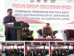 Pemkab Lamsel Bersama Polres Gelar FGD, Komitmen Stop Kekerasan di Ponpes