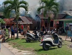 Satu Rumah Di Dusun Panduan, Habis Dilalap Si Jago Merah