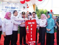 Dipusatkan diLamsel , Pj Gubernur Lampung Resmi Pencanangan PIN Polio 2024 Tingkat Provinsi