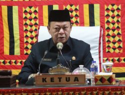 Rapat Paripurna Kali ini Dipimpin Langsung Oleh Ketua DPRD Kabupaten Lamsel, Hi. HENDRY RODYADI, SH.,MH 