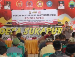 Forum Silaturahmi Kamtibmas Polsek Sragi: Wujudkan Pilkada Lampung Selatan 2024 Aman dan Damai