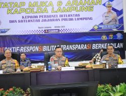 Banyak Event Besar Berjalan Sukses, Kapolda Lampung Apresiasi Kinerja Personel Ditlantas dan Satlantas Jajaran