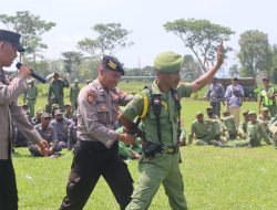 embinaan Keterampilan dan Kemampuan Linmas di Jati Agung