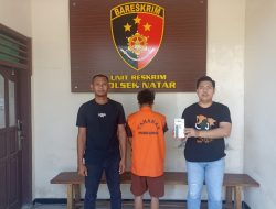 Polisi Akhirnya Bekuk di Natar Pelaku Curi HP dan Bangunkan Saksi agar Bantu Kabur