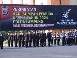 Dihari Sumpah Pemuda, Kapolda Lampung Sebut Pemuda Berperan Penting dalam Pembangunan