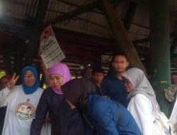 Khofifah Indar Parawansa Lakukan Kampanye ke Pasar Tradisional Nganjuk