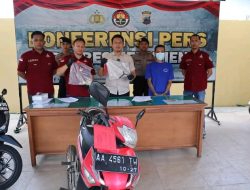 Maling Motor Ditangkap Polres Kebumen di Jakarta Utara