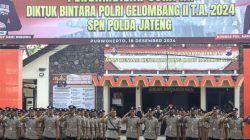 Polda Jateng Lantik 1.079 Bintara Baru di SPN Purwokerto