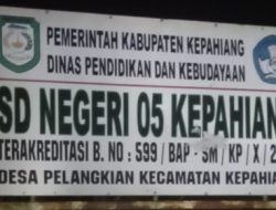 Masyarakat Desa Pelangkian Meminta APH Usut Tuntas Dugaan Korupsi Dana Bos SDN 05 Kepahiang