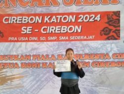 Usia Muda Sudah Berprestasi di Kejuaraan Pencak Silat Cirebon Katon 2024