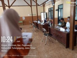 150 Warga Desa Kradinan Tulungagung Terima Sertifikat PTSL