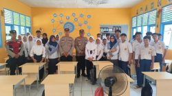 Police Goes To School, Kapolsek Talun Laksanakan Pembinaan dan Penyuluhan di SMPN 1 SATAP