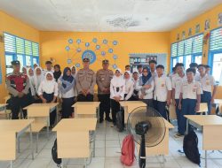 Police Goes To School, Kapolsek Talun Laksanakan Pembinaan dan Penyuluhan di SMPN 1 SATAP