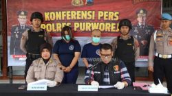 Kerap Mencuri, Pasangan Tanpa Status Dibekuk Polres Purworejo