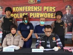 Kerap Mencuri, Pasangan Tanpa Status Dibekuk Polres Purworejo