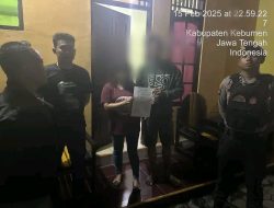 5 Pasangan Bukan Pasutri Sedang Ngamar di Hotel dan Kos Diamankan Polres Kebumen