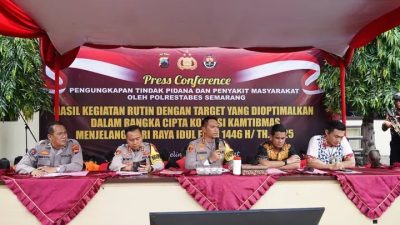Berantas Pekat Jelang Ramadan, Polrestabes Semarang Paparkan Hasil KRYO,