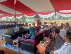 Tokoh Masyarakat Pekon Ringin Jaya Memberi Sambutan dalam Musrenbang Kecamatan BNS