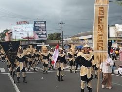 Berkostum Didominasi Anyaman Bambu, Kecamatan Bener Raih Juara 1 Grebeg Budaya Purworejo 2025