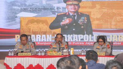 Wakapolda Jabar Lakukan Kunker di Polresta Cirebon