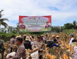 Polres Purworejo Gelar Panen Raya Jagung Serentak Tahap I