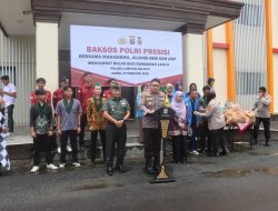 Polres Lamsel Bersama Mahasiswa dan OKP Gelar Baksos Polri Presisi Sambut Ramadan