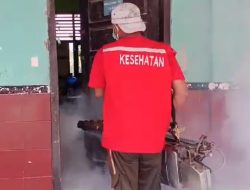 GERCEP Dinkes Lamsel, Cegah Penyebaran DBD, Lakukan Fogging di SD Negeri 2 Tamansari 