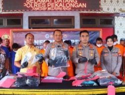 Selama Januari 2025, Polres Pekalongan Ringkus 21 Pelaku Kriminal