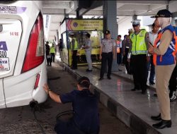 Satgas Operasi Keselamatan Candi Kembali Gelar Rampcheck di Terminal Mangkang
