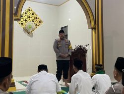 Ciptakan Kondisi Keamanan dan ketertiban Masyarakat, Kapolres Lamsel Gelar Safari Subuh di Masjid Muhlisin Lakar