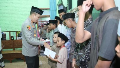 Mobil Senyum Polres Tulungagung Bagikan Makan Bergizi Gratis untuk Bukber di Panti Asuhan Ahmad Yani Al Muslimun