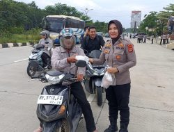 BERBAGI UNTUK MASYARAKAT, POLWAN POLDA LAMPUNG TEBAR KEBAIKAN DI BULAN RAMADHAN