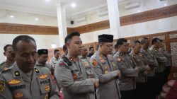 Polres Tulungagung Gelar Salat Gaib untuk Almarhum yang Gugur dalam Tugas di Polda Lampung