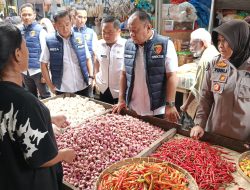 Polda Lampung Sidak Pasar, Pastikan Harga Bapokting Jelang Idul Fitri Terkendali