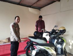Ditinggal Mudik Lebaran, Warga Tulungagung Antusias Menitipkan Kendaraan Bermotor ke Polsek