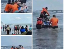 Dua Wisatawan asal Banjarnegara Terseret Ombak Pantai Parangtritis Bantul