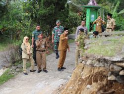 Wabup Monitoring Sejumlah Titik Longsor di Kecamatan Kaligesing