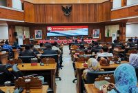 Rapat paripurna DPRD Kabupaten Purworejo, Kamis (17/4/2025)