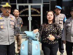 Korban Pencurian Sampaikan Terima Kasih kepada Kapolsek Arjawinangun atas Pengungkapan Kasus dan Pengembalian Motor