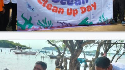 Peduli Lingkungan Hidup, PT ASDP Bakauheni Gelar Ocean Clean Up Day di Pantai Mangrove